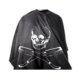 Jolly Barber Waterproof Nylon Barber Cape with Snap Neck Closures