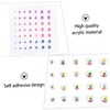 minkissy Rhinestones Sticker Set Crystal Nail Art Rhinestones for Face