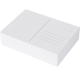 Blank Postcards, White, DIN A6, Creative Crafts, Design Individual Postcards, High-Quality Art Paper 350 g/m² (100)