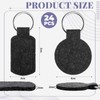 Namalu Pack of 24 Felt Key Fob Blanks – Round