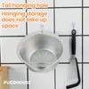 PUCOHOUSE Rice Washer Strainer Bowl- 4-in-1 Washing Bowl for Quinoa,Stainless