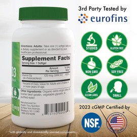 [Japanese Vitamin Supplements] Health Thru Nutrition Vitamin D35000 Iu, No Gmo, 360 Mini Soft gel, soy-free, Usp grade natural vitamin D