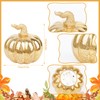 YiYa Glass Fake Pumpkins Autumn Decoration (Circular)