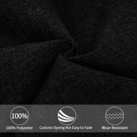 Panku Small 24inch Dog Bed, Dog Crate Pad, Durable Washable Waterproof Bed Crate Mat, Breathable Memory Foam Soft Outdoor Crate Bed, Calming Orthopedic Dog Bed (Black, 24x16x2)