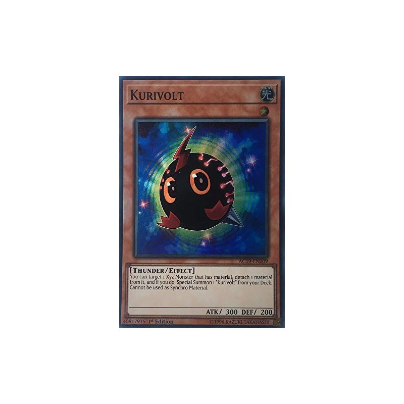 Yu-Gi-Oh! - Kurivolt - AC19-EN009 - Super Rare - 1st