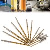 Gasea 13pcs 1.5mm - 6.5mm HSS Titanium Coated Drill Bit