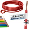 Flexible PVC Cable H07V-K 2.5 mm² – Colour: Red –