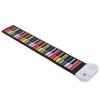 Roll Up Piano 49 Keys Kids Flexible Rainbow Keyboard Portable