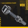 WDB - Gate hinges adjustable galvanised - garden gate hinges