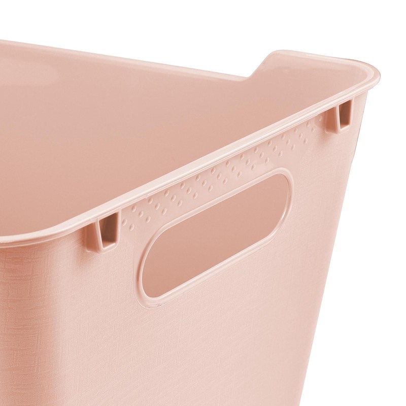 keeeper 12 Litre Textured Storage Box Lotta Nordic Pink