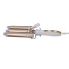 25mm Curling Iron Wand Adjust Temperature Fast Heating 3 Barrel