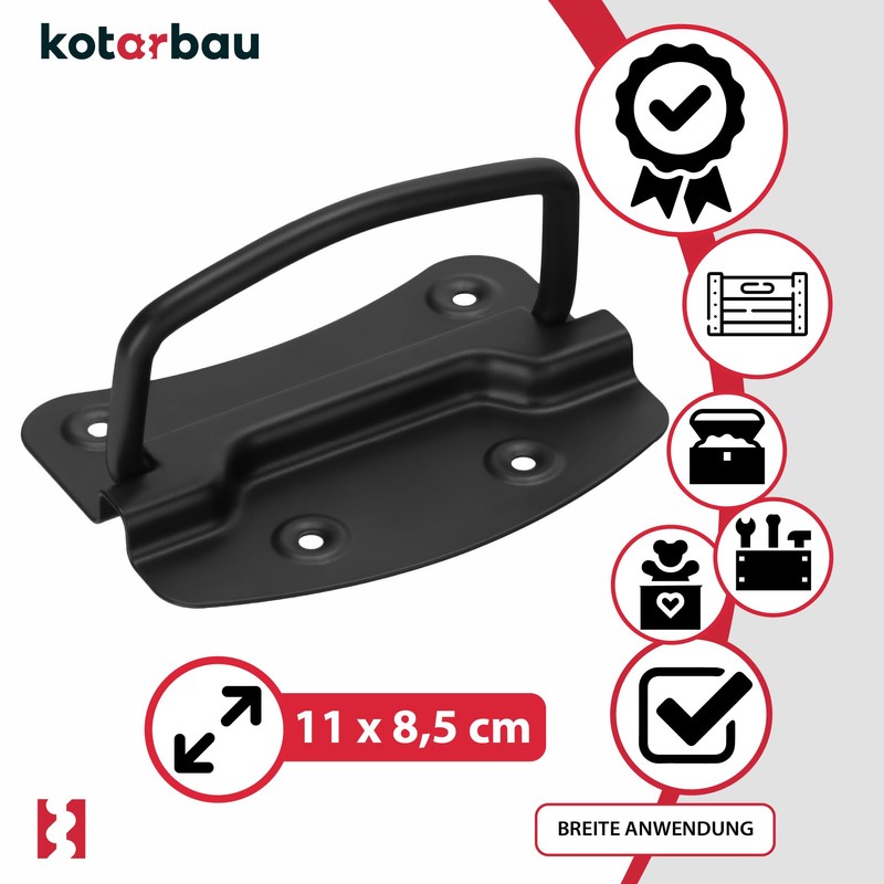 KOTARBAU® Box Handle 110 x 85 mm Inlet Box Handle