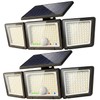 Solar Outdoor Lights Motion Sensor, 2500LM 286 LED Security Flood
