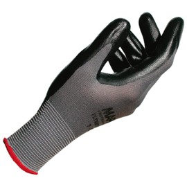 MAPA Professional Ultrane 553 - Nitrile Gloves for Mechanical Protection in the Automotive, Government, Construction and Other General Areas, Black, Size 10 (1 Pair), Protective Gloves