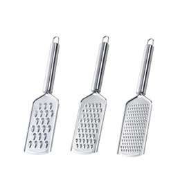 Lcvasvuz 3 Pcs Stainless Steel Handheld Kitchen Grater for Vegetables and Fruits Durable Ginger Cheese and Carrot Grater