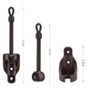 Medduw Sun Shade Parts Bungee Kit and End Cap,Weather Resistance,for