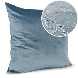 ANRO Cushion Cover Cushion Cover Decorative Cushion Sofa Cushion Couch Cushion Velvet Petrol 40 x 40 cm without Filling