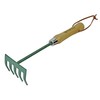 Faithfull Tools FAICOUHRAKE Countryman Hand Drag Rake, Blue, 8.5 x