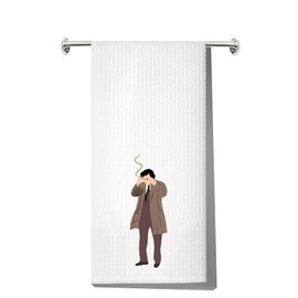 G2TUP 80's Detective Kitchen Towels Just One More Thing Gift Carsini Wines Gift Los Angeles Detective Towels (GreenBrown)