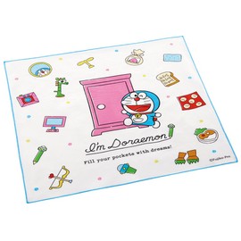 Skater KB4-A Lunch Cloth Doraemon Line Design, Sanrio, 16.9 x 16.9 inches (43 x 43 cm), Made in Japan