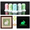 Simthread 5 Colors Luminous Glow in The Dark Embroidery Machine