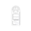 Multifunctional Geometric Ruler Student Mathematics Drawing Tools School Office, Clear