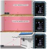 Laser Distance Meter Handheld 1.6-inch LCD Diastimeter Bubble Level Pythagorean