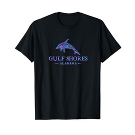 Gulf Shores Alabama Retro Dolphin Boys Girls Toddler T-Shirt