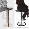 4 Pack Bar Stools Leg Protectors Ring, Non Slip Silicone