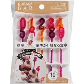 Torne P-3388 Pick, Pinchos Bar, Slim Number, Pack of 10