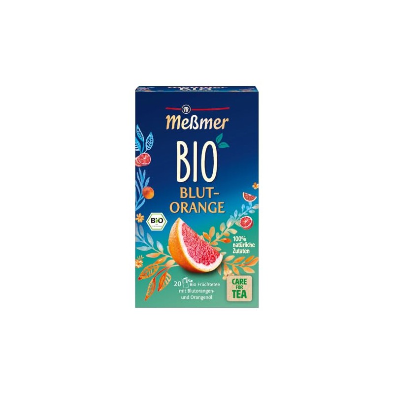 Meßmer Organic Blood Orange | 20 Tea Bags | Organic