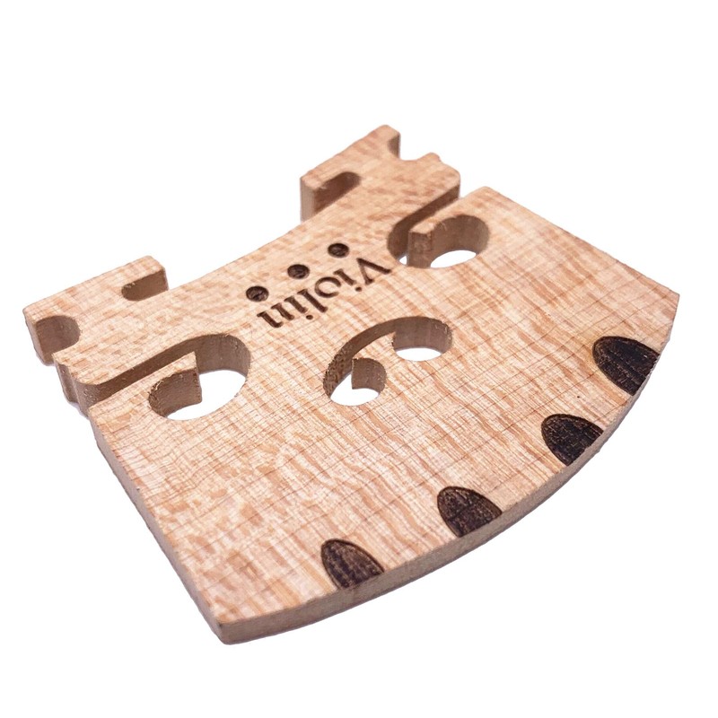 TUOREN 2pcs Violin Bridge 4/4 Full Size Fine Grade Maple