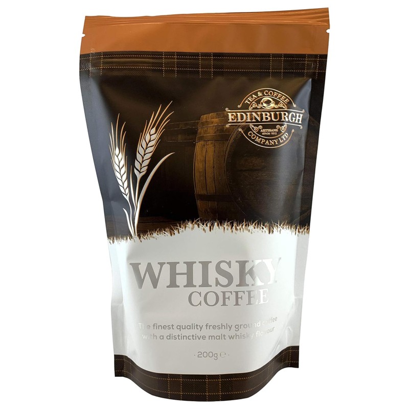 Edinburgh Tea & Coffee Company, Whisky Flavored Ground Coffee, 7oz