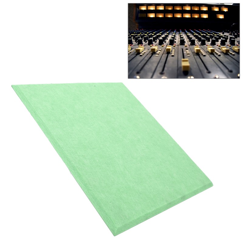 6Pcs Acoustic Absorption Panel Thickened Reduce Reverb SoundProof Padding Absorber(Green