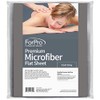 ForPro Premium Microfiber Flat Sheet, Cool Grey