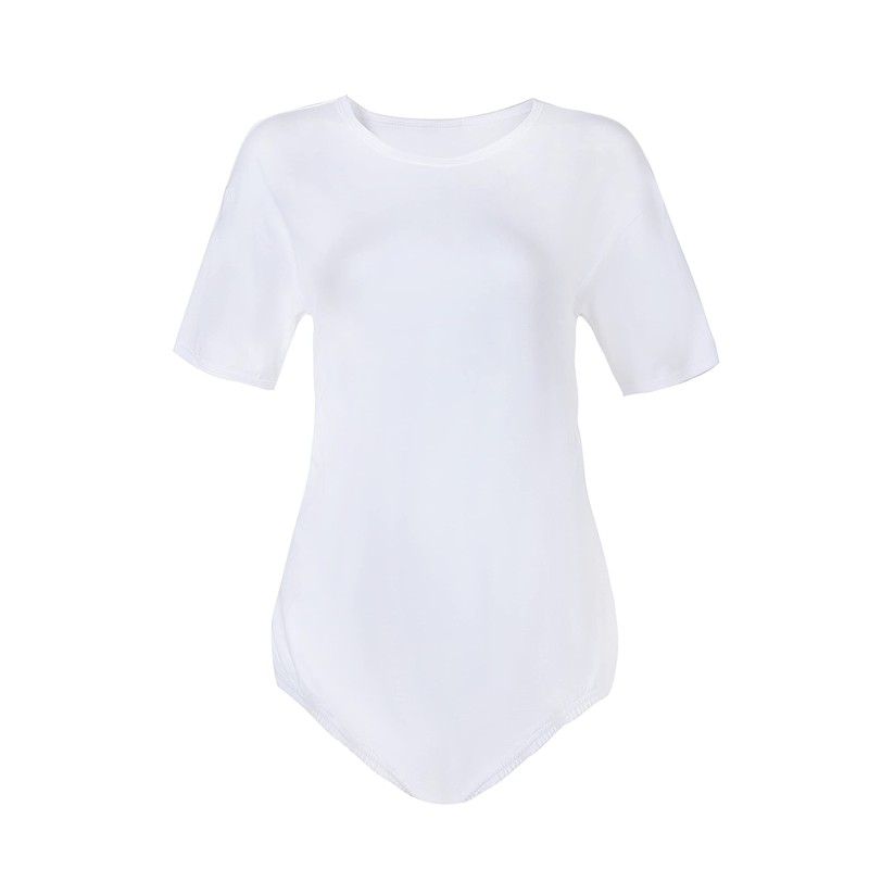 Body clásico liso Sissy Snap Entrepierna Pijamas ABDL Pañal Onesie,