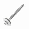 Plumbing Screws Stainless Steel A2 with EPDM Sealing Washer 15