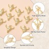 10pcs 18K Real Gold Plated Cow Head Charm - Brass