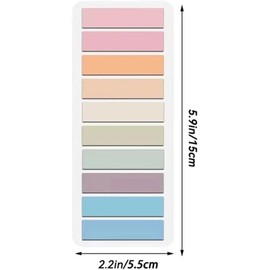 Xinjincang 200Pcs Purple Repositionable Index Tabs - Writable Page Markers with Sticky Book Flags | Color-Coding File Organizer for Office, Study and Document Classification