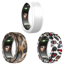 KSKSPE 3-Pack Ring Cover for Oura Ring Protector, Silicone Elastic Ring Cover for Oura Ring Gen 3 for Working Out Women Men （S for 6/7/8/9/10