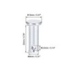 sourcing map Fork Bolts Single Hole Flat Head Round Bolts