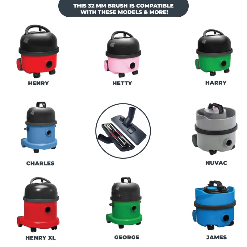 XIMOGO 32mm Premium Henry Hoover Head Replacement - Universal Vacuum