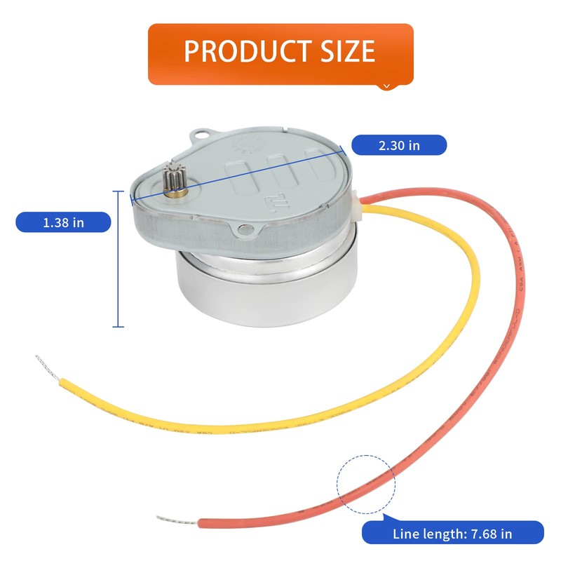 Honey-Well 802360JA Motor Compatible with V8043 or V8044 Zone Valves,