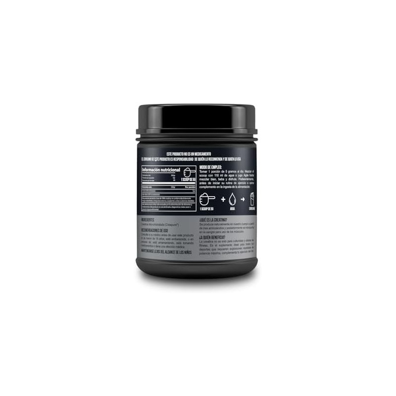 Holix Lab Creatina Monohidratada 300gr 60 Serv. Creapure Sabor Natural