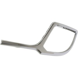 DAT AUTO PARTS Front Left Driver Side Fog Light Bezel Trim Ring Molding Bumper Cover Insert Replacement For 2011 2012 2013 2014 2015 Lincoln MKX Silver Chrome Smooth Plastic FO1038123 BA1Z15266B