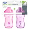 CHICCO Sport Spout Trainer with Semi-Firm, Bite-Resistant Spout and Spill-Free
