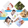 LFBEST 24pcs 1ml Scale Dropper Glass Dropper Liquid Pipette Rubber