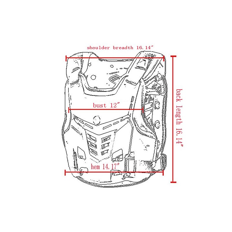 TINTON LIFE Knight Equipment Motocross Motorcycle Adult Chest Protector Vest