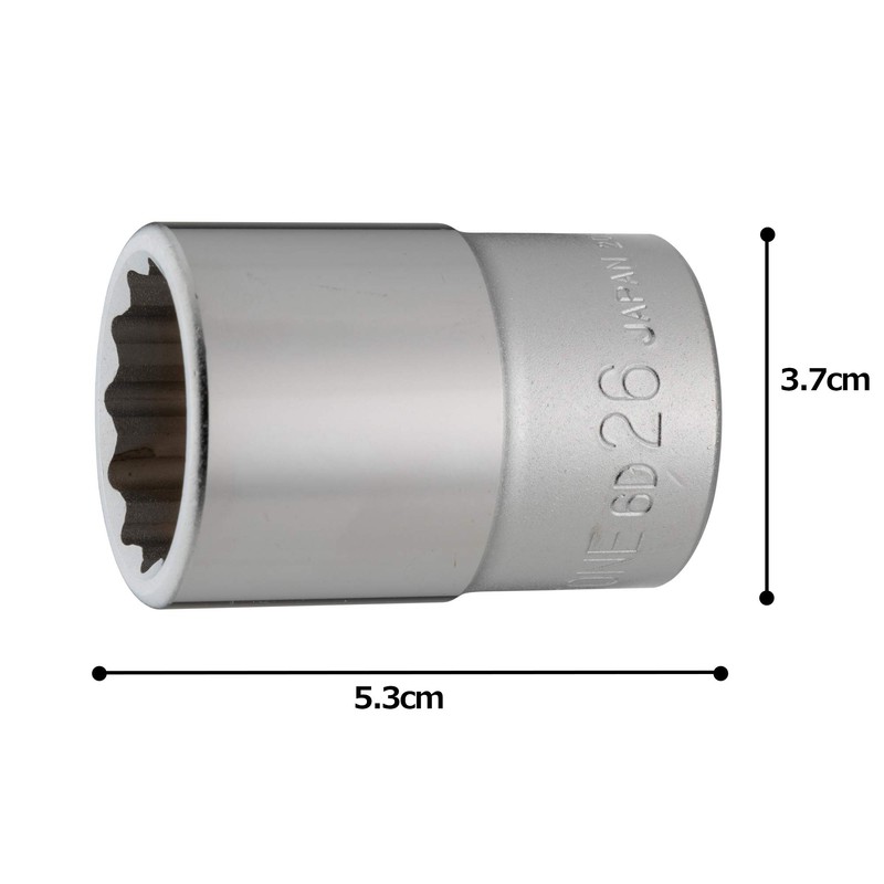 Tone Socket (12 Angles) 6D-26 Insertion Angle 0.7 inch (19.0