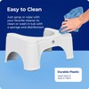Squatty Potty Adjustable 2.0 Bathroom Toilet Stool 7 inch &